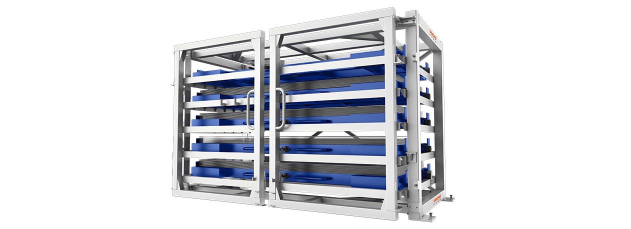 Scaffale per stoccaggio in lamiera