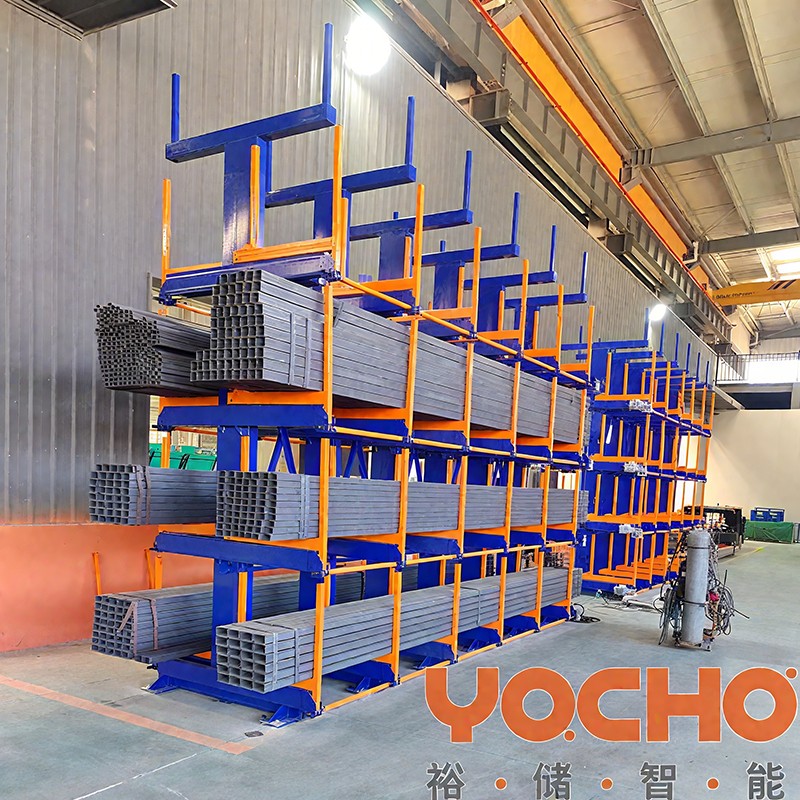 Scaffali cantilever telescopici srotolabili