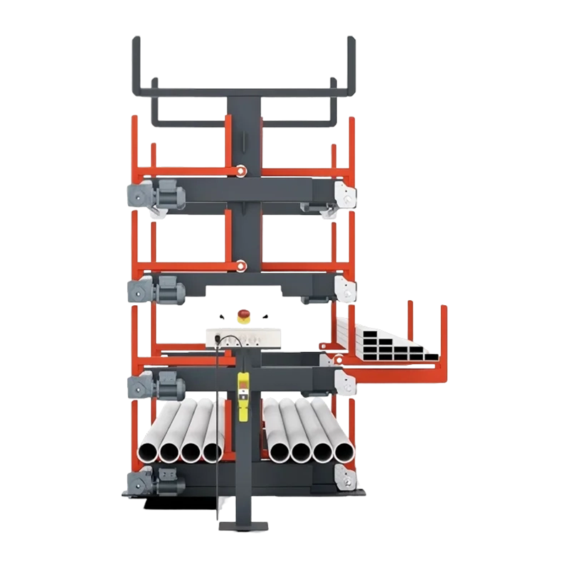 Scaffali cantilever estraibili ad elevato utilizzo dello spazio