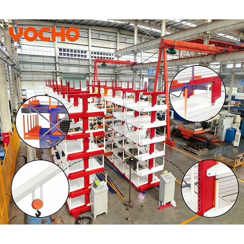 Scaffalature cantilever estraibili multistrato