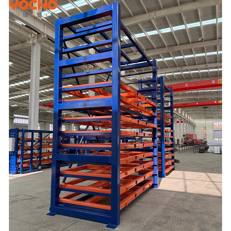 Scaffalature per carrelli elevatori ad alta capacità Scaffalature per stoccaggio in lamiera ad alta densità