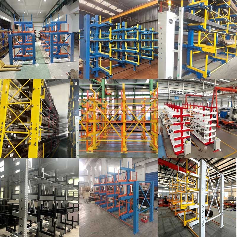 Scaffalature cantilever estraibili multistrato